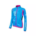 FORCE X80 SOFTSHELL Könnyű női kerékpáros kabát, nem szigetelt,kék
