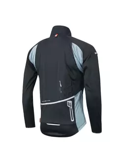 FORCE X80 WIDE könnyű SOFTSHELL kerékpáros kabát, szigeteletlen, fekete 90005-W