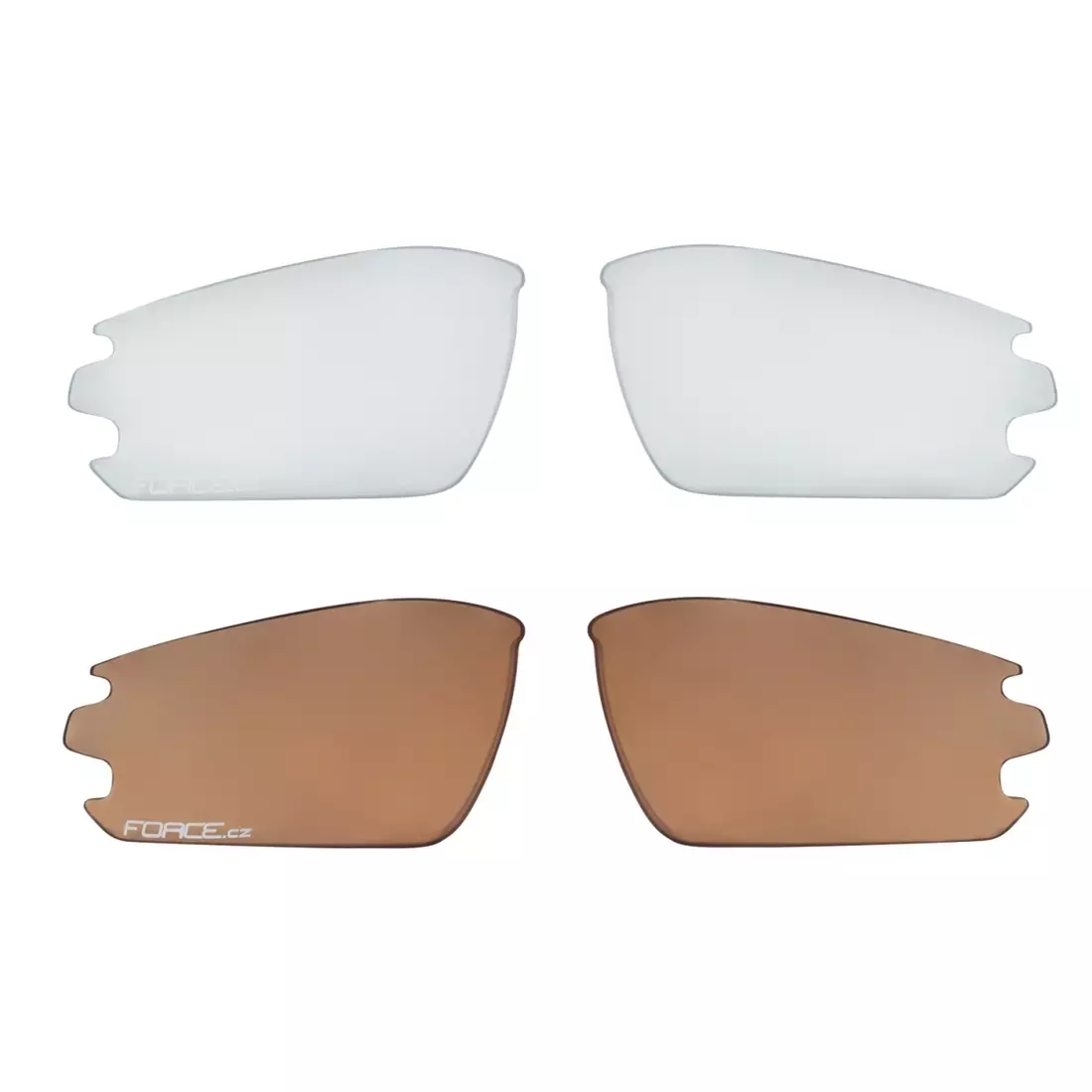 FORCE sport szemüveg cserélhető lencsével CALIBRE, fehér 91054