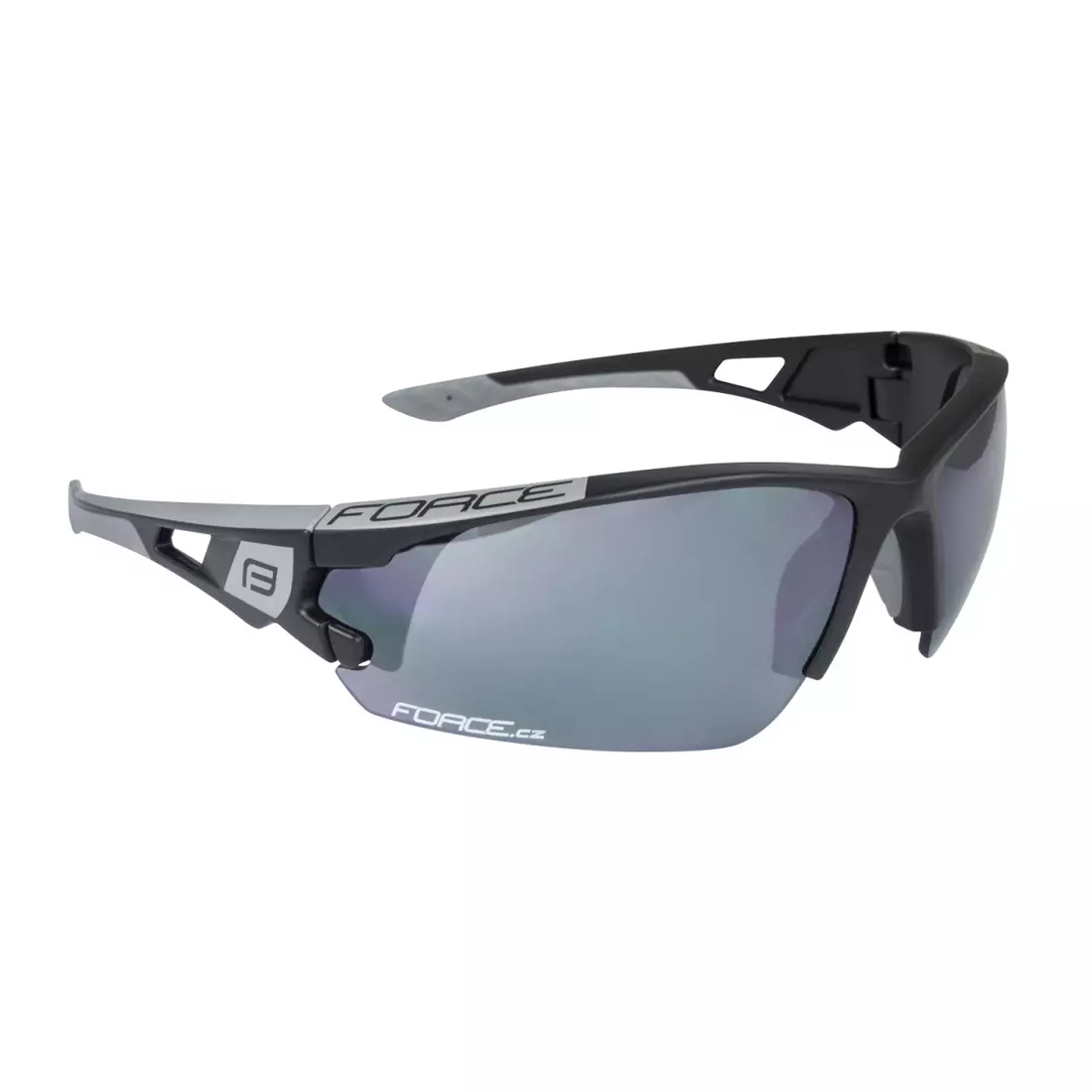 FORCE sport szemüveg cserélhető lencsével CALIBRE, fekete 91055