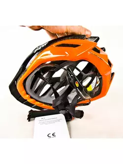 NORTHWAVE STORM kerékpáros sisak, fekete és narancssárga