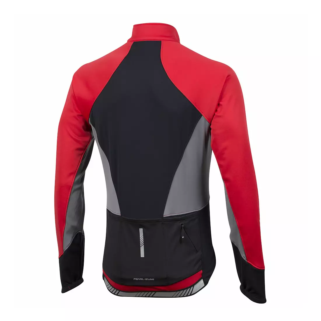 PEARL IZUMI ELITE PURSUIT téli softshell kerékpáros kabát, fekete-piros 11131606-3dm