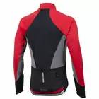 PEARL IZUMI ELITE PURSUIT téli softshell kerékpáros kabát, fekete-piros 11131606-3dm