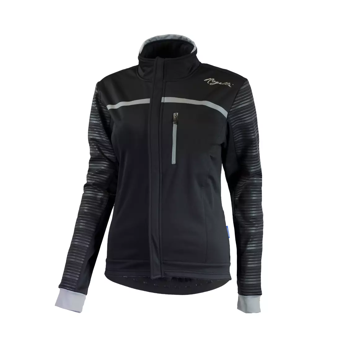 ROGELLI CAMILLA 2.0 női téli kerékpáros kabát, fekete-szürke