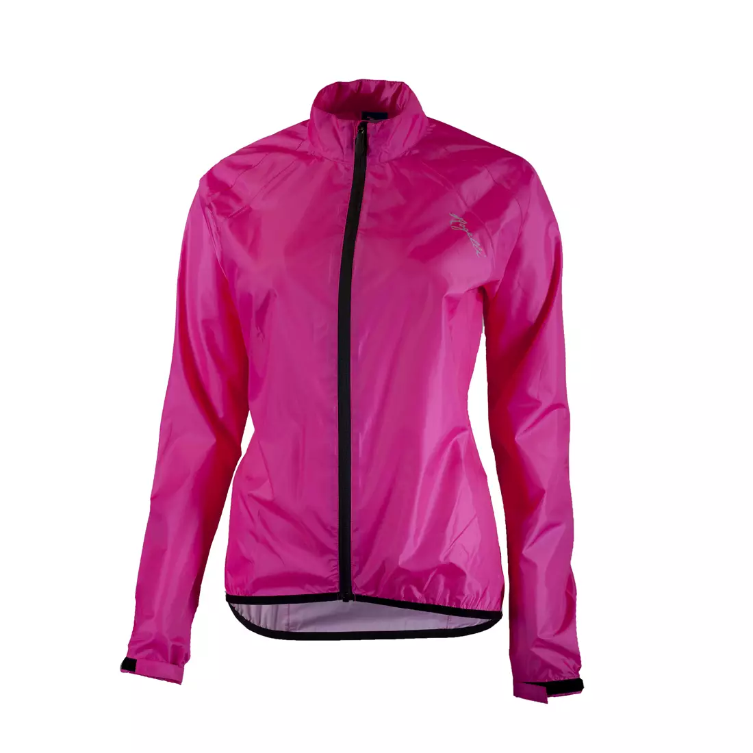 ROGELLI TELLICO Női esőálló kerékpáros kabát, fluor rózsaszín