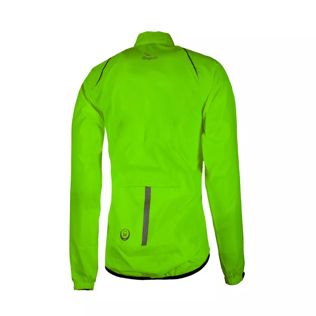 ROGELLI TELLICO esőálló kerékpáros kabát, fluorzöld