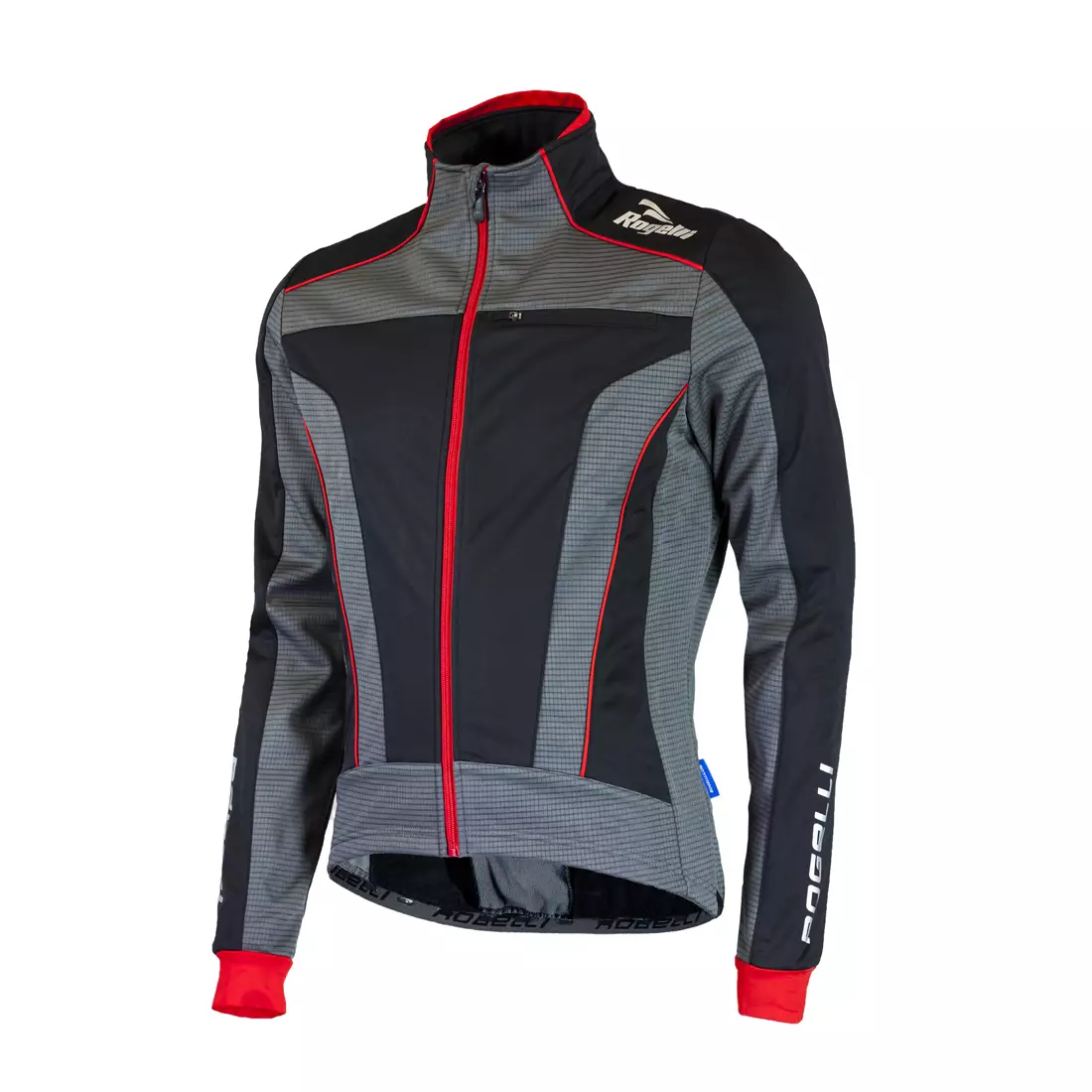 ROGELLI TRANI 3.0 téli kerékpáros kabát, fekete és piros