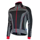 ROGELLI TRANI 3.0 téli kerékpáros kabát, fekete és piros