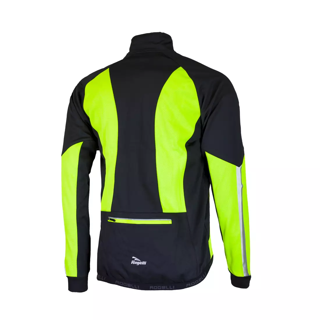 ROGELLI UBALDO 2.0 téli kerékpáros kabát fekete-fluor