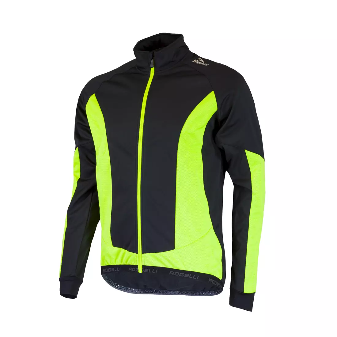 ROGELLI UBALDO 2.0 téli kerékpáros kabát fekete-fluor