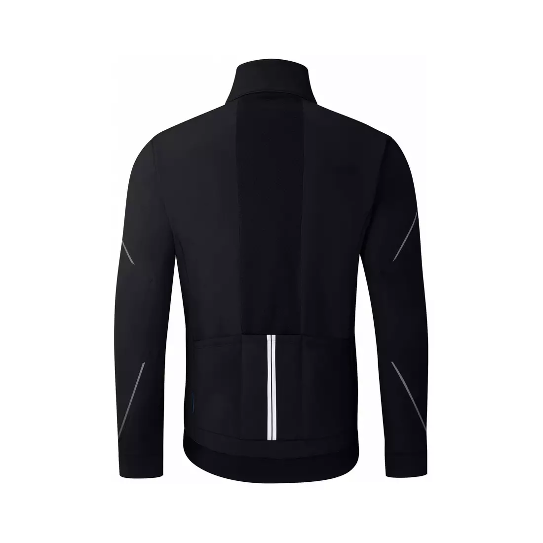 SHIMANO WINDBREAK téli kerékpáros kabát, fekete ECWJAPWQS22