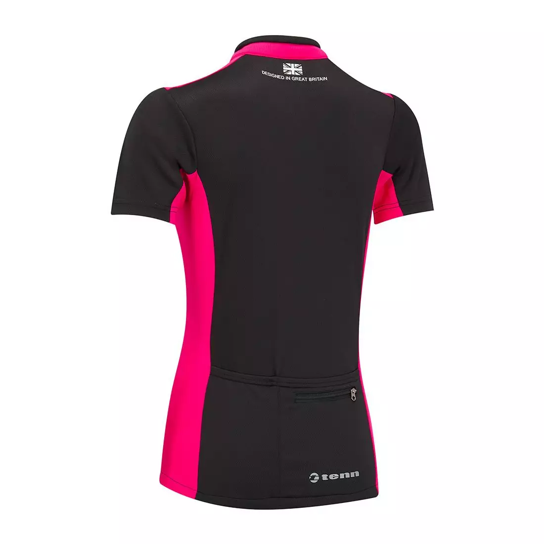 TENN OUTDOORS női Coolflo kerékpáros mez, fekete és rózsaszín