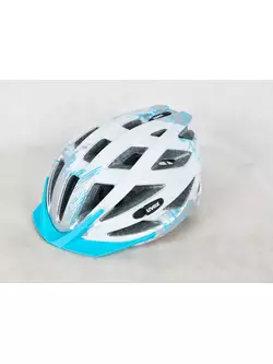 UVEX AIR WING kerékpáros sisak fehér, ezüst és kék