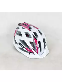 UVEX kerékpáros sisak AIR WING, fehér és rózsaszín